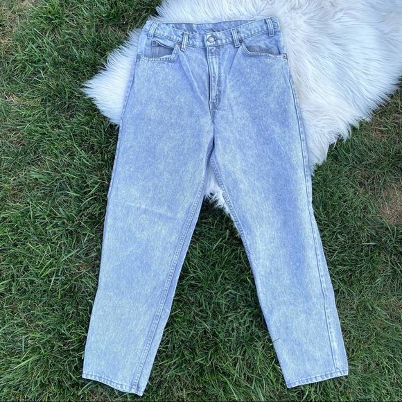 Levi's Other - Levi’s vintage black acid wash black tab 550 jeans 33x30